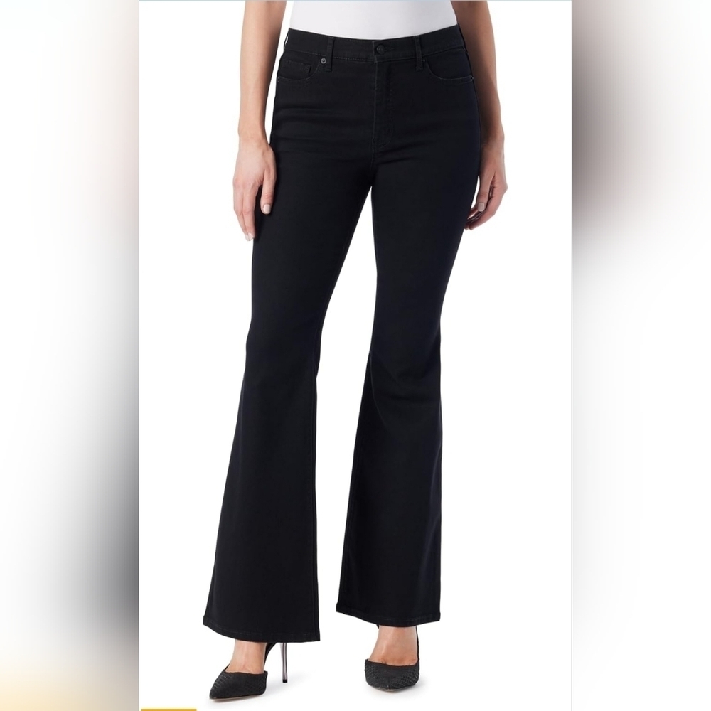 Jessica Simpson Mid-Rise Slight Flare At Leg Opening Soft Stretch Denim Jeans